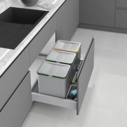 Starax 2551 Gray Drawer Dustbin 800Mm - 2