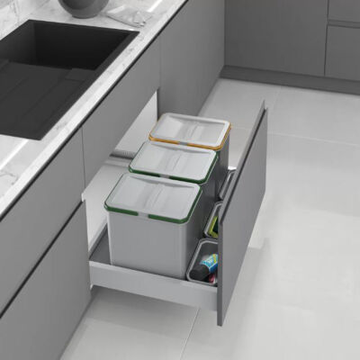 Starax 2551 Çekmece İçi Çöp Kovası 80 cm 36+3 Lt - 2