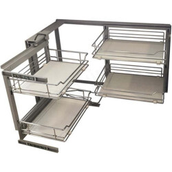 Starax 3003 Blind Corner Cover Mechanism (Left) with Wooden Table - Starax