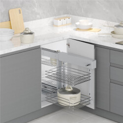 Starax 3007 Frenli Kör Köşe Mekanizma Sol 45cm Krom - 2