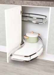 Starax 3095 Blind Corner Mechanism, Wooden Base, 450Mm, Non-Slip Surface - Starax