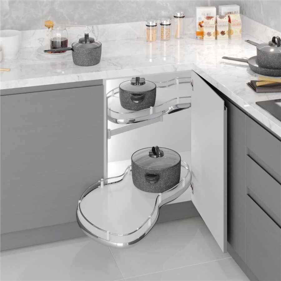 Starax 3104 Krom Kör Köşe Döner Tablalı Körköşe
