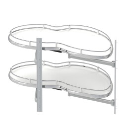 Starax 3113 Köşe Döner Tabla Mekanizma Sol 50cm Krom - 2