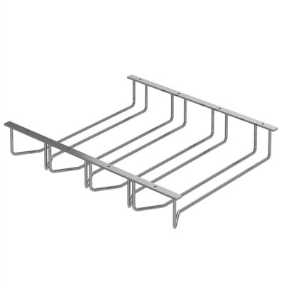 Starax 4043 Chrome Glass Hanger 4 Compartments - 1