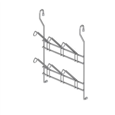 Starax 4601 Chrome Hanging Cup Holder - 1