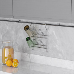 Starax 4601 Chrome Hanging Cup Holder - 2