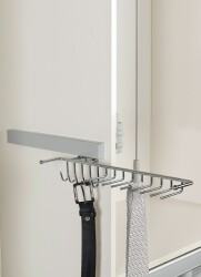 Starax 6057 Raylı Kravatlık ve Kemerlik Sağ Krom - Starax