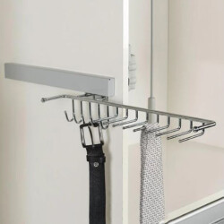 Starax 6060 Raylı Kravatlık ve Kemerlik Krom Sol - Starax