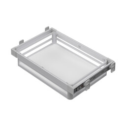 Starax 6227 Teleskopik Raylı Alüminyum Çekmece 80cm Gri - Starax