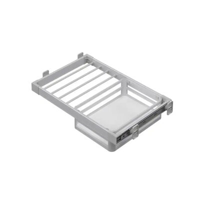 Starax 6243 Grey Trouser Rack Side Mounted Telescopic Drawer 90cm - 2