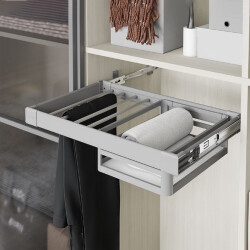 Starax 6243 Gri Pantolonluk Yan Bagl.Tlskp Çekmece 90Cm - 2