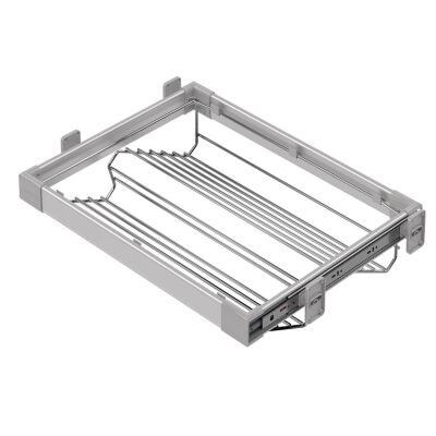 Starax 6261 Grey Telescopic Shoe Rack Aluminum 60 cm - 1