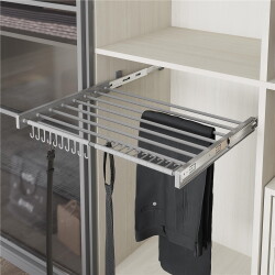 Starax 6305 Plastik Teleskopik Raylı Pantolonluk 60cm Gri - Starax