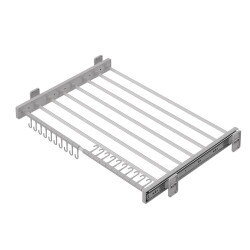 Starax 6305 Plastik Teleskopik Raylı Pantolonluk 60cm Gri - 2