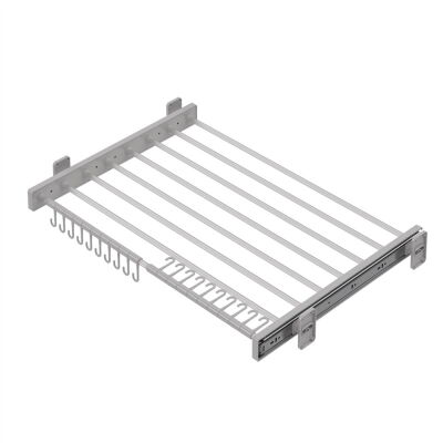 Starax 6305 Plastik Teleskopik Raylı Pantolonluk 60cm Gri - 2