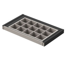Starax 6420 Antrasit Çekmece Leather Touch Gizli Ray - Starax