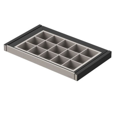 Starax 6420 Antrasit Çekmece Leather Touch Gizli Ray - 1