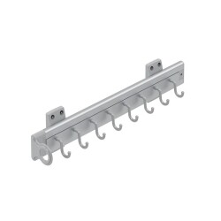 Starax 6542 Gray Tie Holder Rail Aluminum - 1