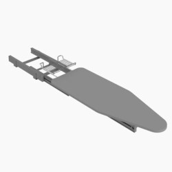 Starax 6616 Gray Folding Ironing Board - Starax