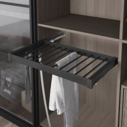 Starax 6708 Aluminium Trouser Holder with Hidden Rail - 2