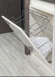 Starax 8113 Askılı Çamaşır Sepeti 40cm Krom - Starax