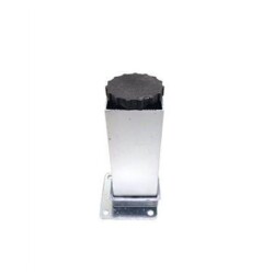 Sym Aluminium Leg Square 40X40 12Cm Matte Chrome - Sym