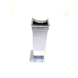 Sym Aluminium Leg Square 40X40 15Cm Chrome - 1