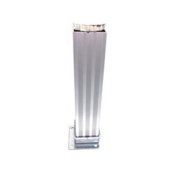 Sym Aluminium Leg Square 40X40 20Cm Striped - Sym