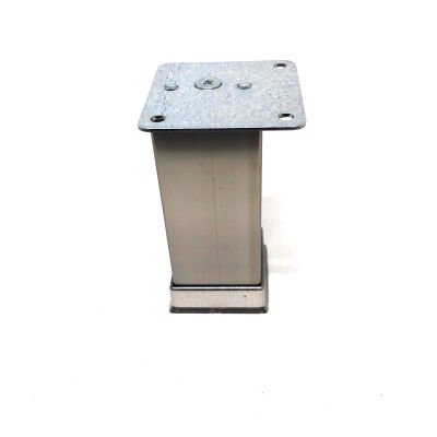 Sym Aluminium Leg Square 40X40 5Cm Chrome - 1