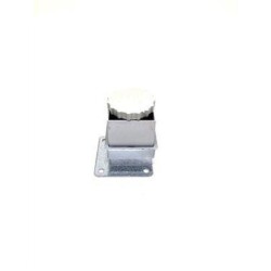 Sym Aluminium Leg Square 40X40 5Cm Matte Chrome - Sym