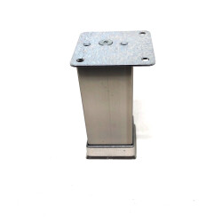 Sym Aluminium Leg Square 40X40 8Cm Chrome - Sym