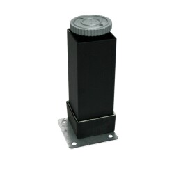 Sym Aluminum Leg Square 40X40 12Cm Black - Sym