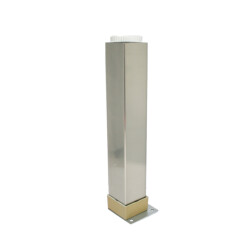 Sym Aluminum Leg Square 40X40 25Cm Inox - Sym