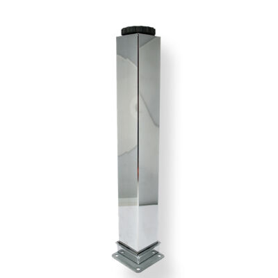 Sym Aluminum Leg Square 40X40 30Cm Chrome - 1
