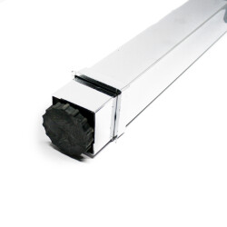 Sym Aluminum Leg Square 40X40 30Cm Chrome - 2