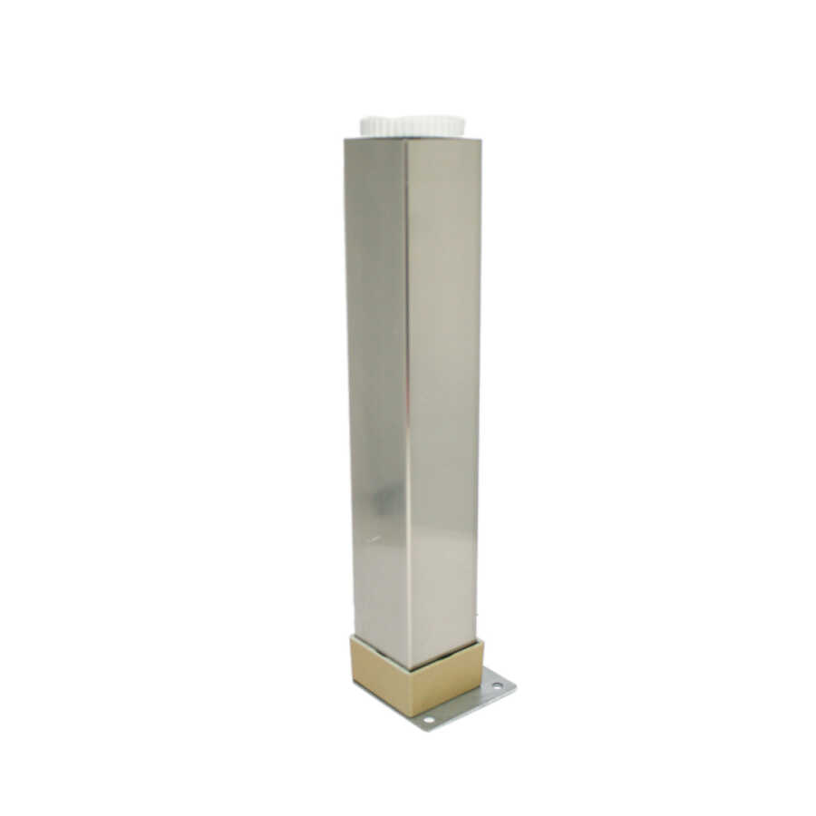 Sym Kare Alüminyum Ayak 40x40 Inox 25cm