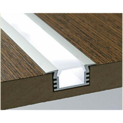 Sym Aydınlatma Profili Led Çerçeveli Kapak 100cm Beyaz - Sym