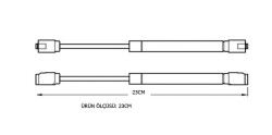 Sym Gazlı Piston 100N Kısa - 3