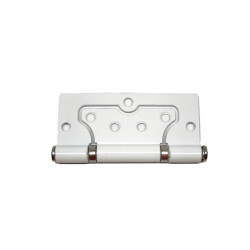Sym Hinge 10Cm Steel White Painted With Internal Release - Sym