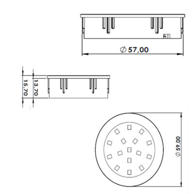 Sym LED Spot 8120 White - 3