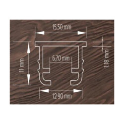 Sym Lighting Profile LED Frameless Cover 100cm Yellow - 3