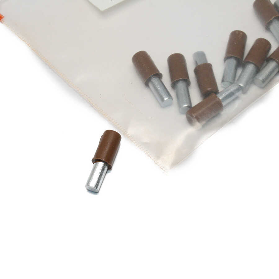 Sym Metal Raf Pimi Başlı Kahverengi 1 Paket: 10 Adet