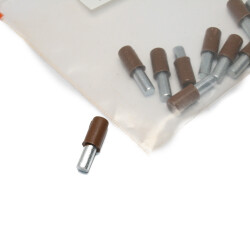 Sym Metal Raf Pimi Başlı Kahverengi 1 Paket: 10 Adet - Sym
