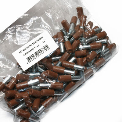 Sym Metal Raf Pimi Başlı Kahverengi 1 Paket: 100 Adet - 3