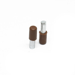 Sym Metal Shelf Pin Head Brown 1Pack: 100 Pieces - 1