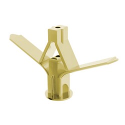 Sym Plastic Dowel Drywall Yellow 2Mm (100 Pieces) - Sym