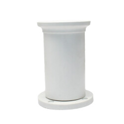 Sym Plastic Leg 10Cm Jumbo White Round Table - Sym