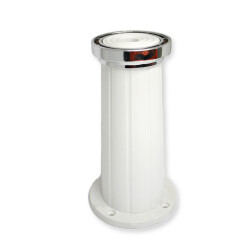 Sym Plastic Leg 15Cm Hanzade Chrome Chrome White Striped - 2