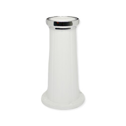 Sym Plastic Leg 15Cm Hanzade Chrome Chrome White Striped - Sym