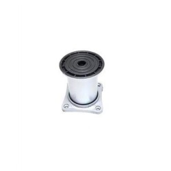 Sym Plastic Leg 8Cm Matte Chrome Square Base - Sym